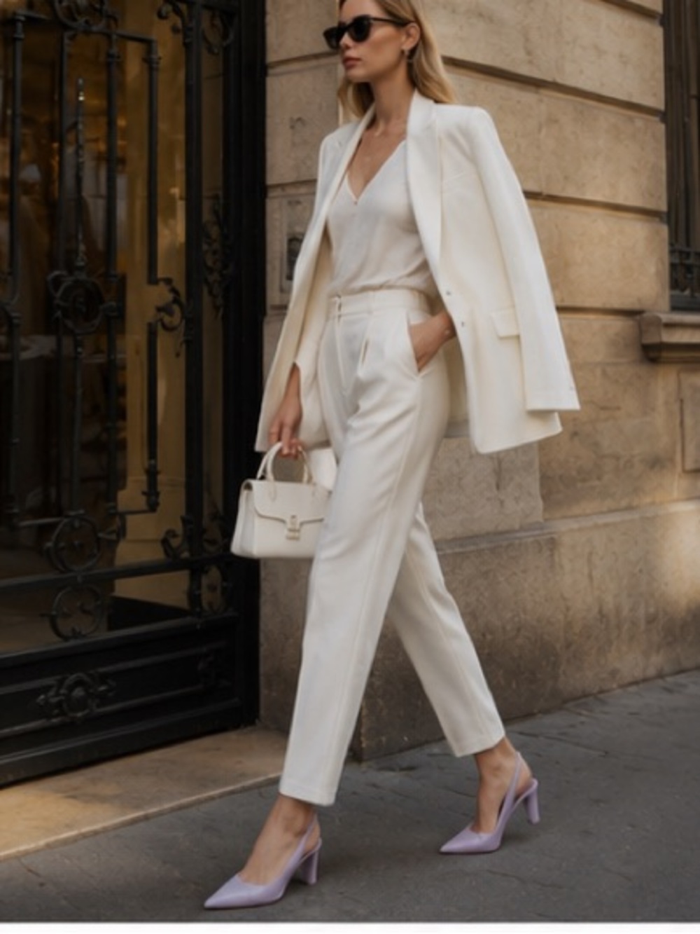 Zara sheep leather dingleback heels bloggers fav